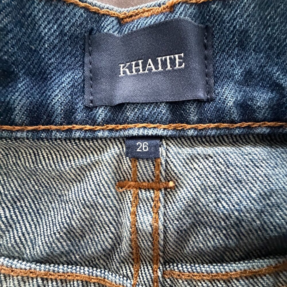 NWT Khaite Albi High-Waist Jeans, Size 26 - Picture 3 of 5